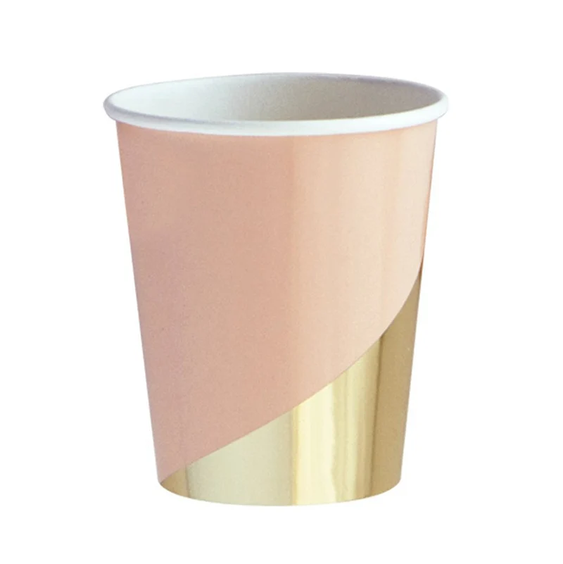 1 упак./лот из розового золота в горошек Бумага салфетка вечерние 100% Девы