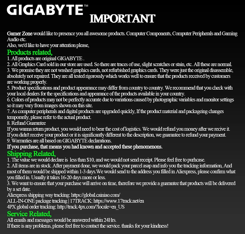 Графическая карта GIGABYTE GTX1060 3 ГБ видеокарты NVIDIA Geforce gtx 1060 OC GDDR5 192 бит Hdmi VGA видеокарты б/у карты