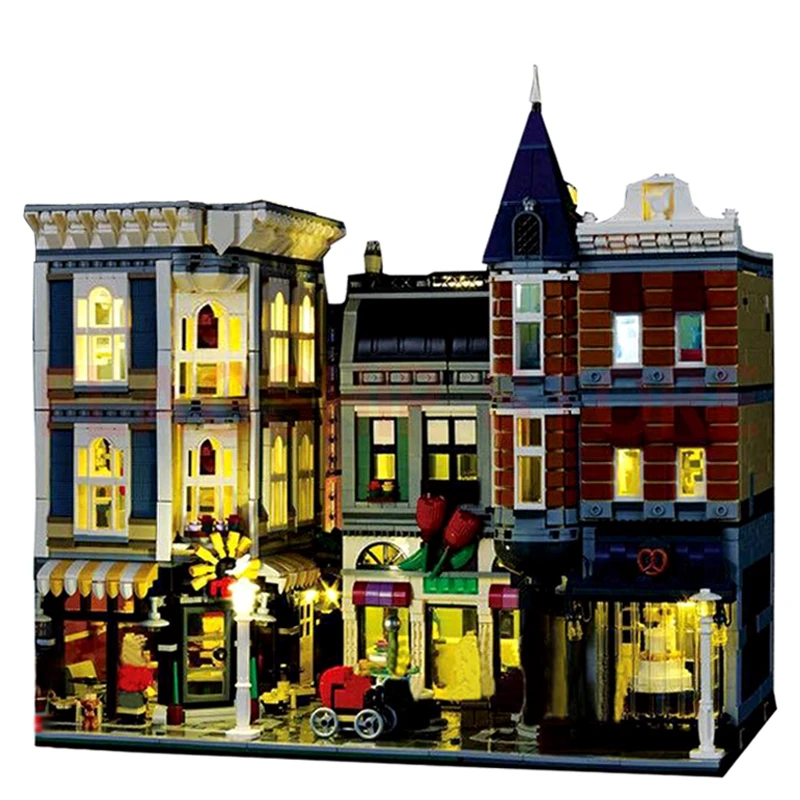С светильник 15019B LP 15019 4002 шт сборочные квадратные серии Creator City модель