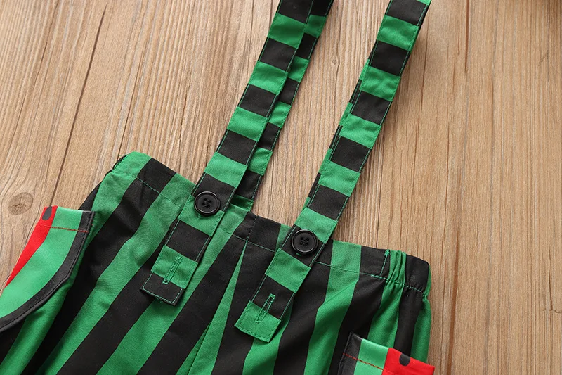 Комплект летней одежды для маленьких детей Детский костюм с принтом фруктов