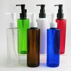 30x250 мл большая бутылка для лосьона, для шампуня Пластик контейнер с Пресс насос ПЭТ бутылочка для косметического крема путешествия Душ стирать многоразового использования