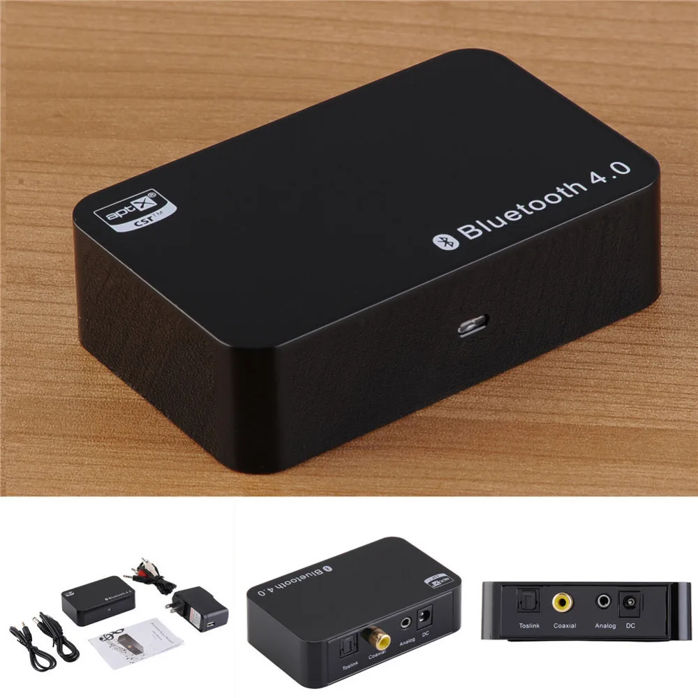 Беспроводной ресивер с APTX NFC CSR EU/US Bluetooth 4 0 музыкальный APT X аудио стерео для iphone