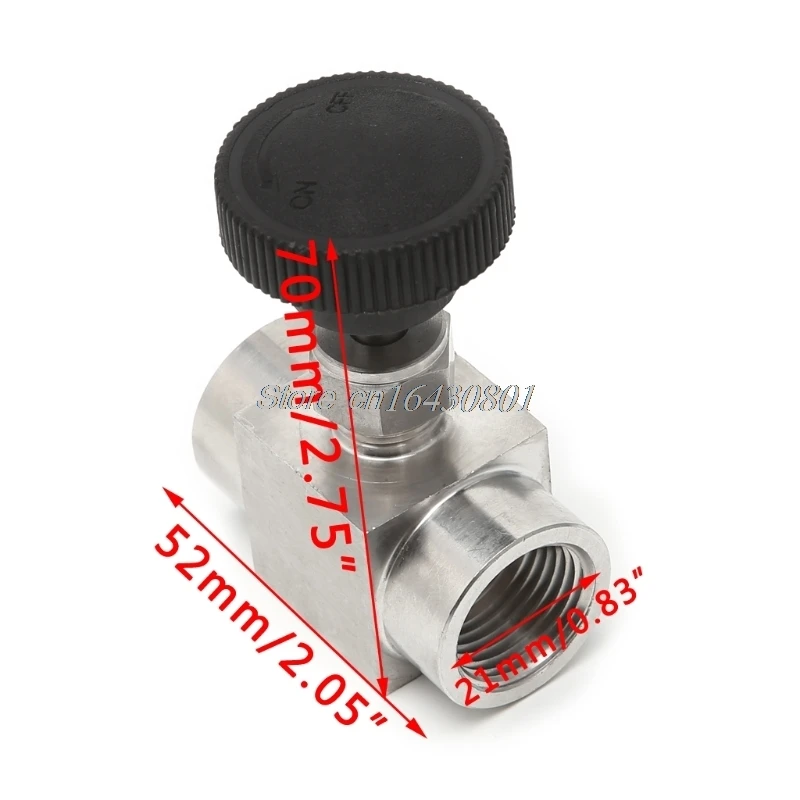Клапан из нержавеющей стали 304 с внутренней резьбой BSP 1/2 &quot1/4&quot 1/8 &quot3/8&quot