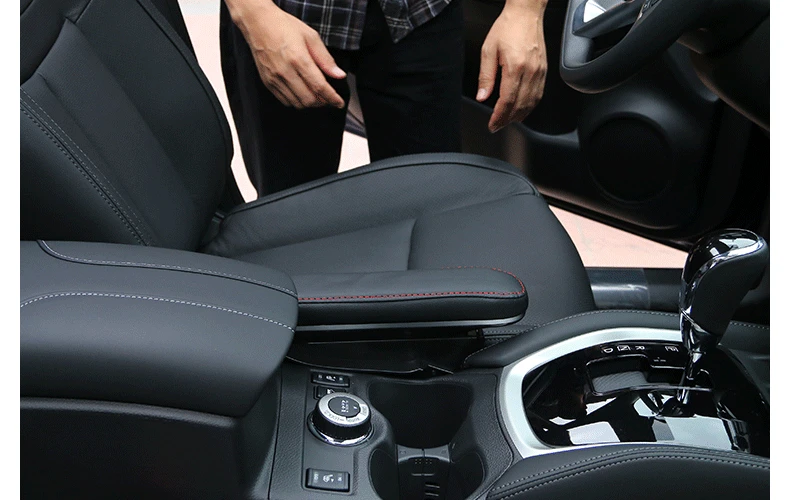 Регулируемый Learther удобный налокотник для Nissan Tiida Slyphy X-Trail Qashqai Lannia AB181