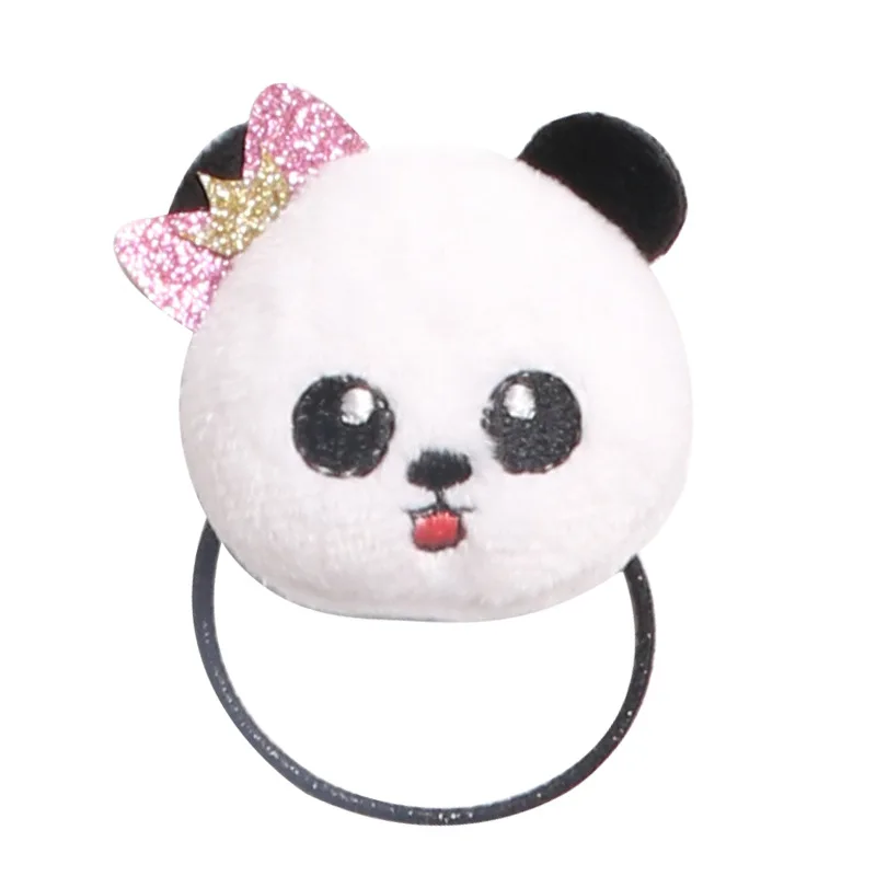 Children Cartoon Hair Accessories Panda Emoji Clip Hairpin Cute Child Bow Headband Rope Princess Crown | Детская одежда и обувь