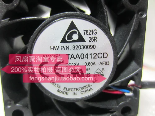 

Original Delta TAA0412CD 4cm 4020 12V 0.6A double ball high speed cooling fan