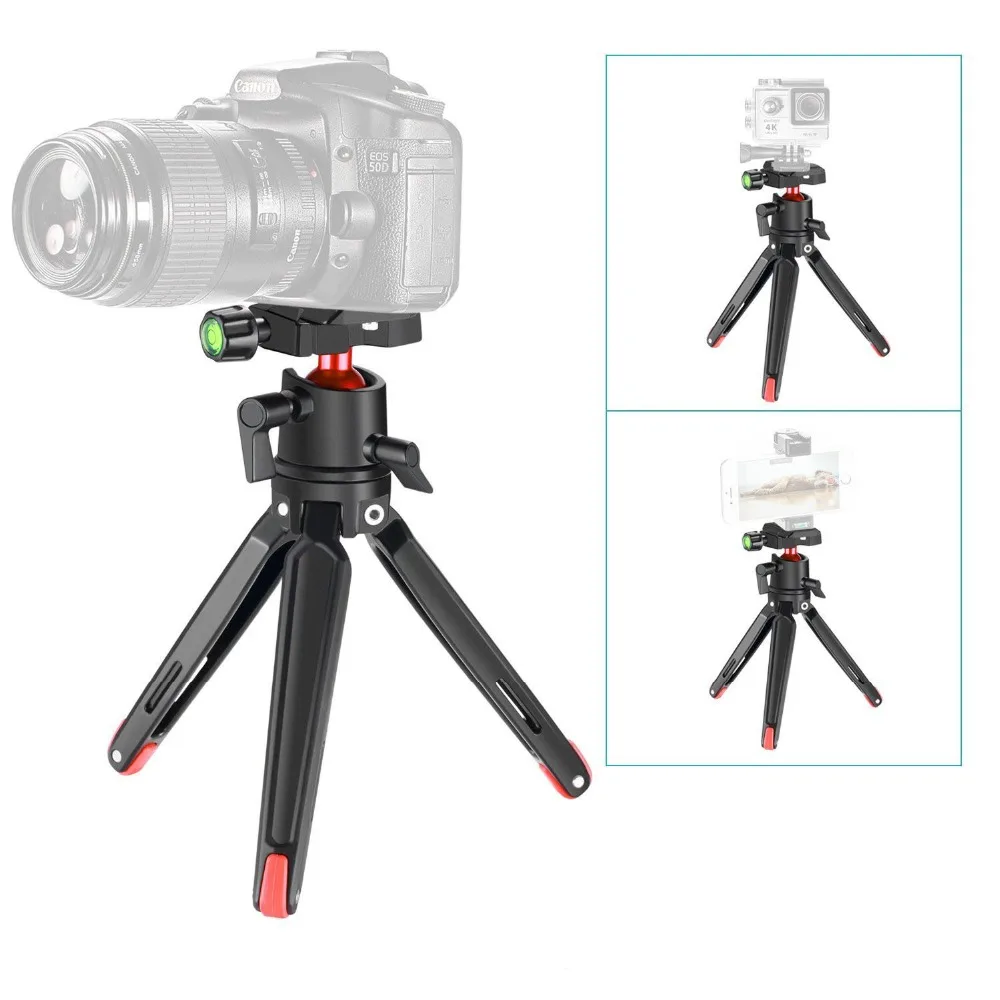 Металлический карманный мини штатив для камеры DSLR/видео настольного штатива