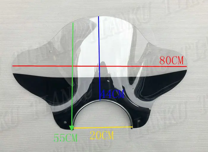 Новое ветровое стекло для мотоцикла Honda Shadow Spirit Saber Aero ACE Steed VLX 400 600 1100 DLX VTX1300 1800 Magna
