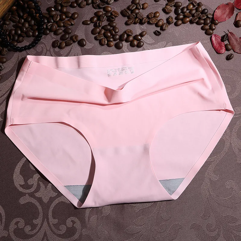 Ultra-Thin Comfort Ice Silk Lingerie Women Underwear Seamless Panties sexy Ladies Briefs woman pants calcinhas bragas big sizes |