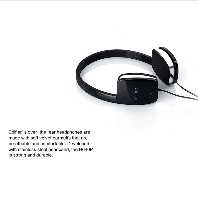 Edifier H640P Телефон проводные наушники Управление глубокий бас Универсальный