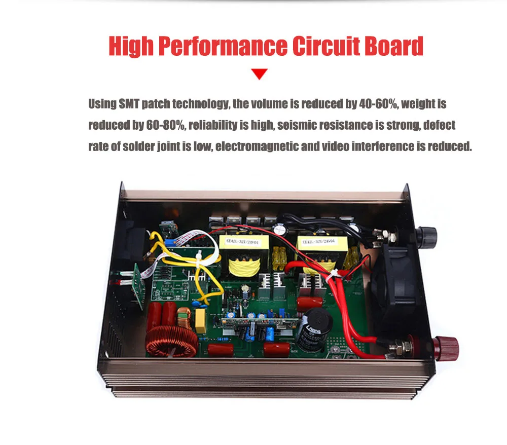 Новинка 2019 1000 Вт Чистая Синусоидальная волна плата питания инвертора