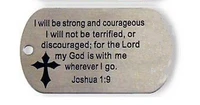 wholesale usa one nation under god tags joshua 19 hot sales custom stainless steel dog tag cheap custom made steel dog tags
