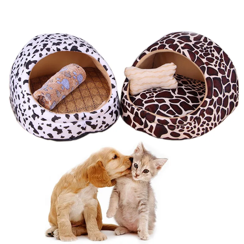 Съемный маленькая собака Кот диван-кровать для собак и кошек зимние теплые