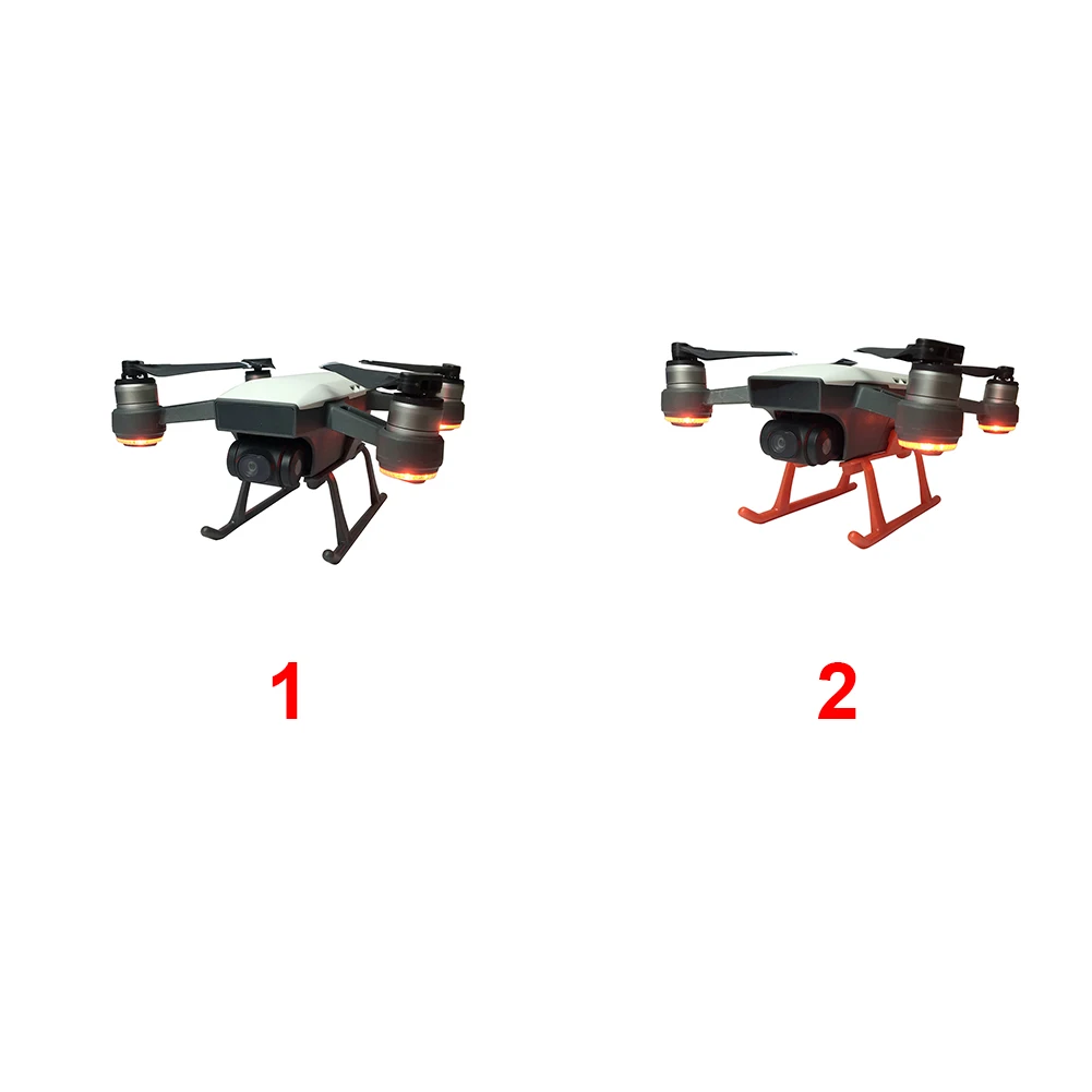 For Spark Mini RC Drone Camera Lens Cover + Protector Guard landing gear Propeller Accessories 4Pcs | Электроника
