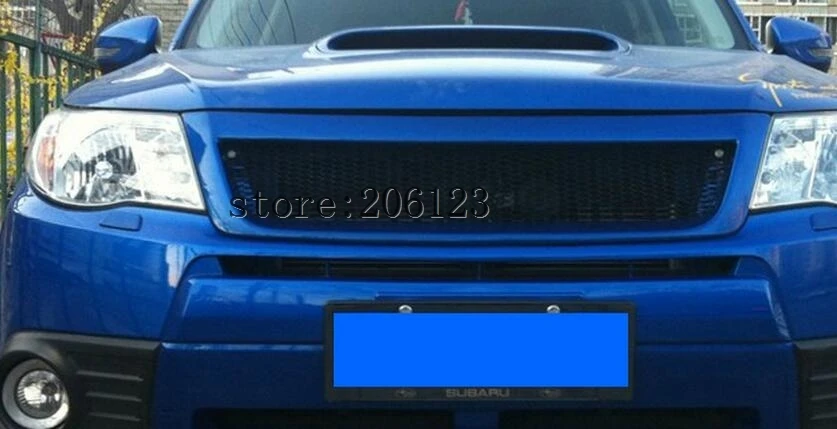 Автомобиль avant гриль решетка cas avec une bande для Subaru Forester 2009-2012 отправить черный