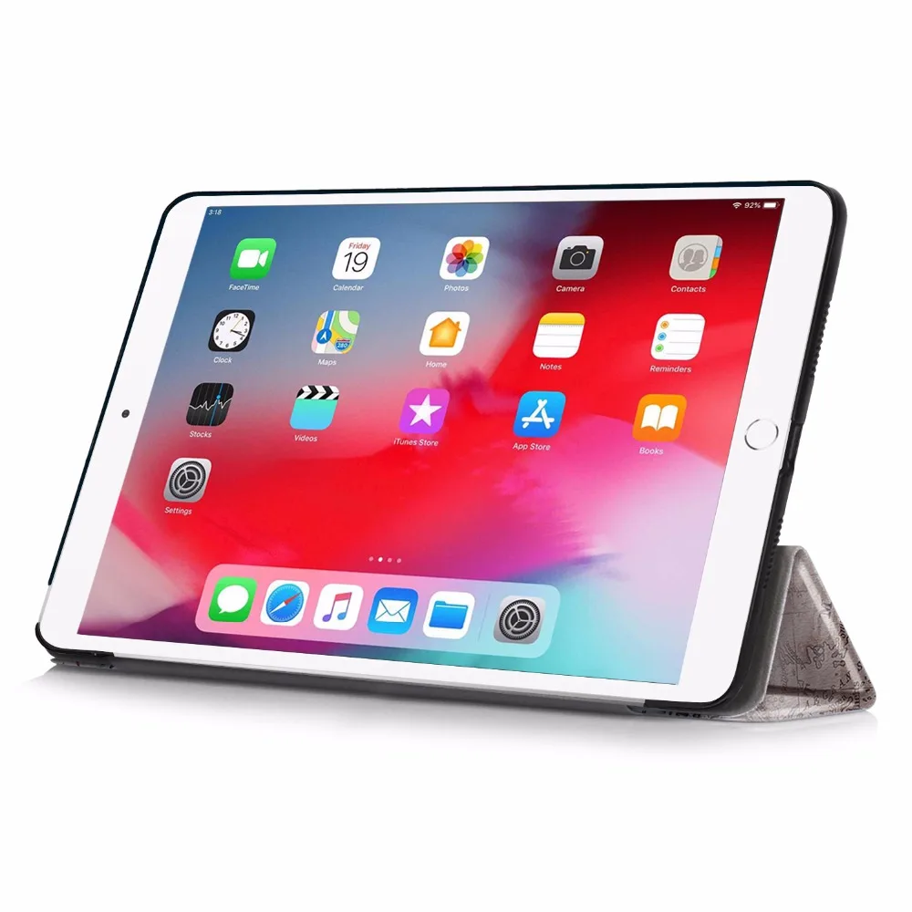Кожаный чехол Primium для Apple iPad Air 10 5 2019 тройной Магнитный смарт сна Чехол Pro A1701 A1709