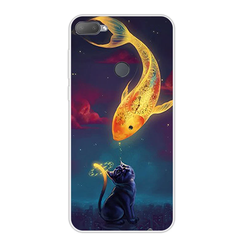 Силиконовый чехол для HTC Desire 12 Plus с надписью 6 0 дюйма | Мобильные телефоны и