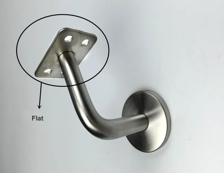 Плоский фиксированный поддон кронштейн поручня из нержавеющей стали/стент/Опора