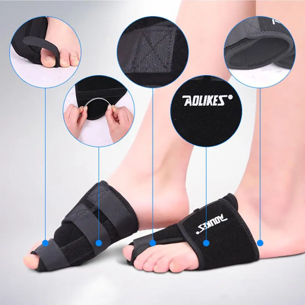 None Toe Extroversion Correcting Tape orthopedic Correct Hallux Valgus Sole Big Fracture Fixation Strap 1 pc | Спорт и развлечения