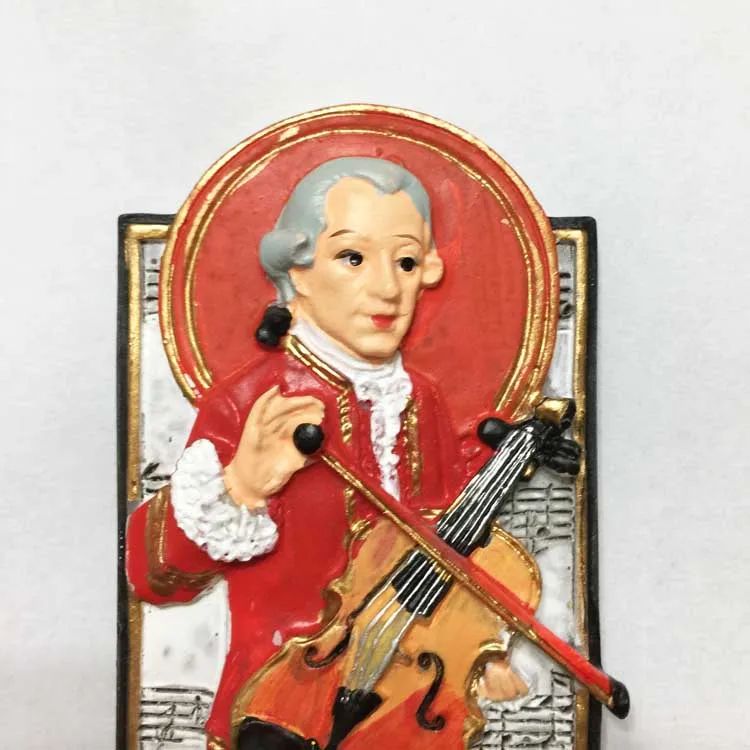 Австрийские Венские музыканты Mozart туристический сувенир стикеры на