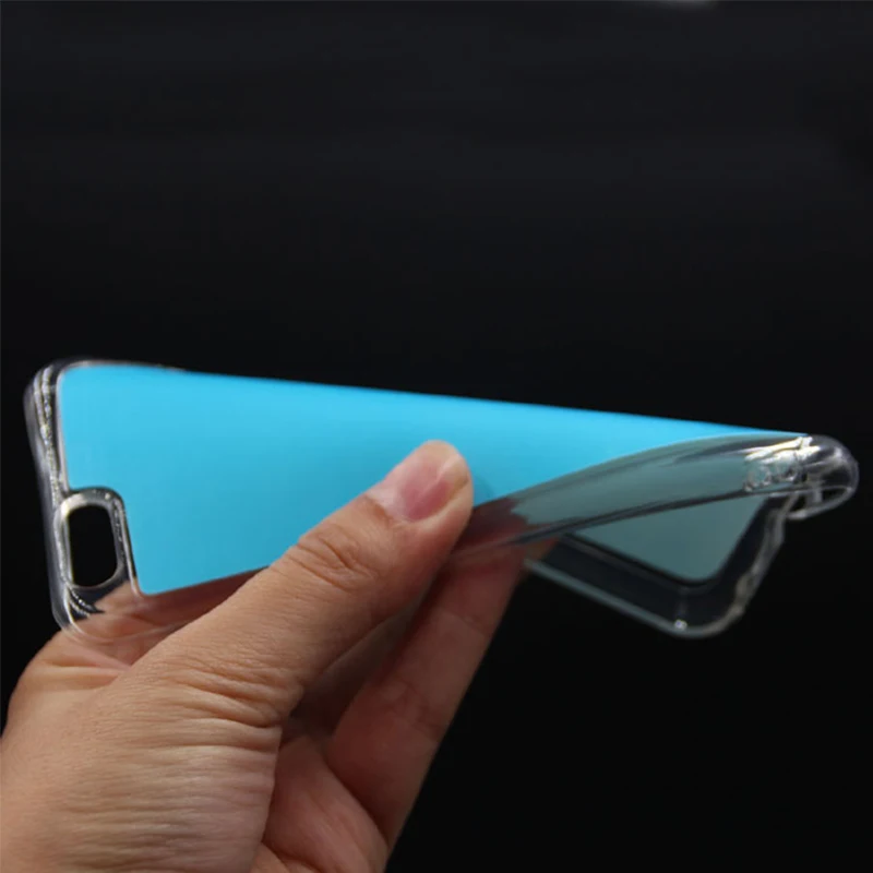 Сублимационный чехол из ТПУ для iPhone 7 6 6s x 2D с пустой краской мягкие листы ПЭТ