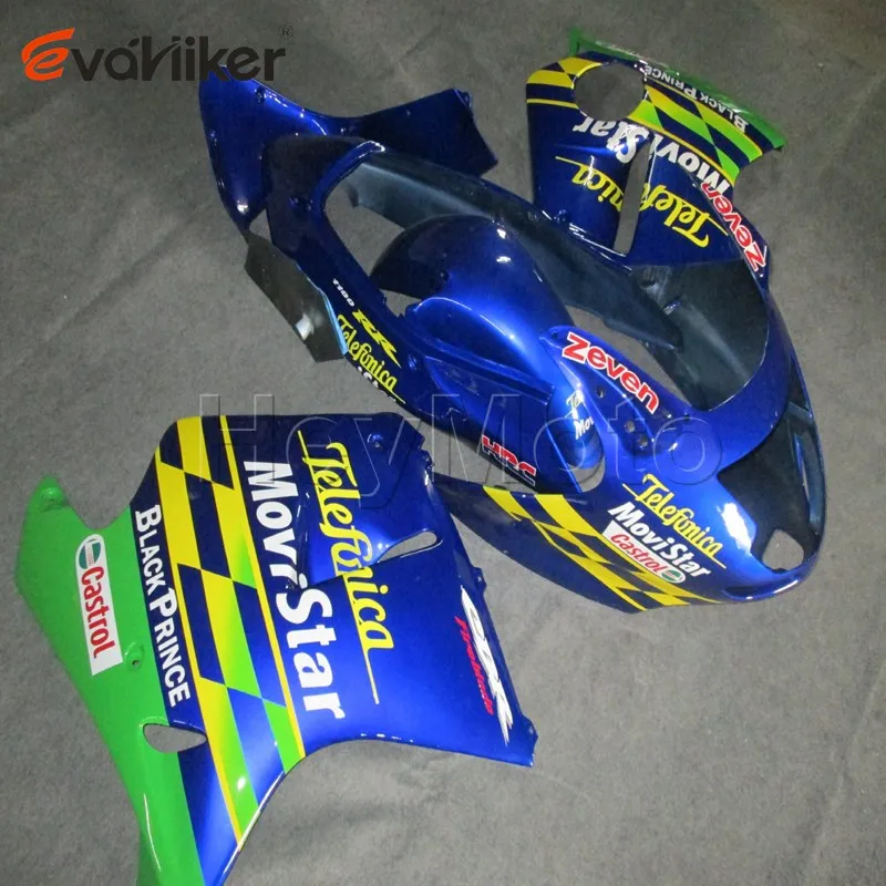 

Обтекатель ABS для мотоцикла CBR1100XX 1997 1998 1999 2000 2001 2002 2003, синие панели мотоцикла, литьевая форма H2