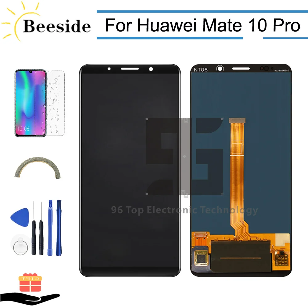 AA+ качественный ЖК-дисплей для Hua wei mate 10 Pro BLA-L09 BLA-L29 ЖК-дисплей кодирующий преобразователь сенсорного экрана в сборе Замена