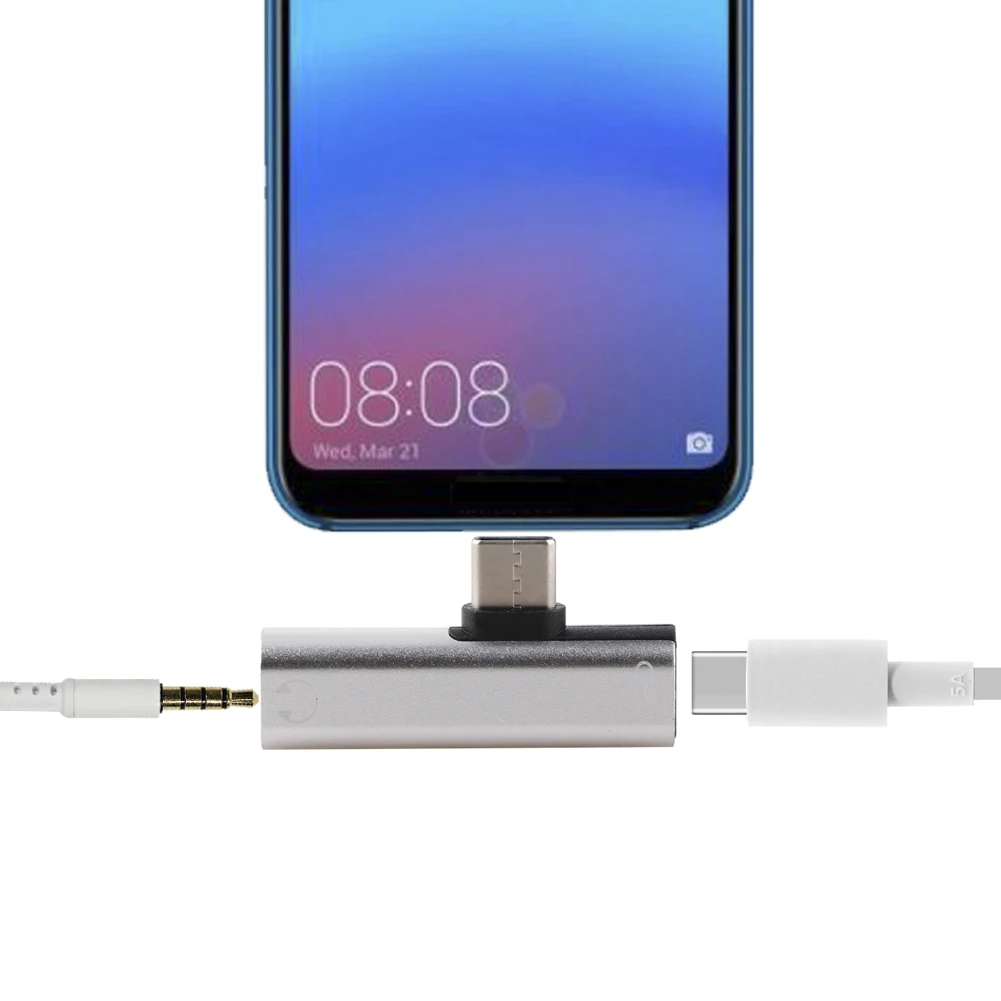 2 в 1 usb type C конвертер на 3 5 мм Aux Jack адаптер USB зарядка удлинитель для Xiaomi Mi 9 8 A2 Lite