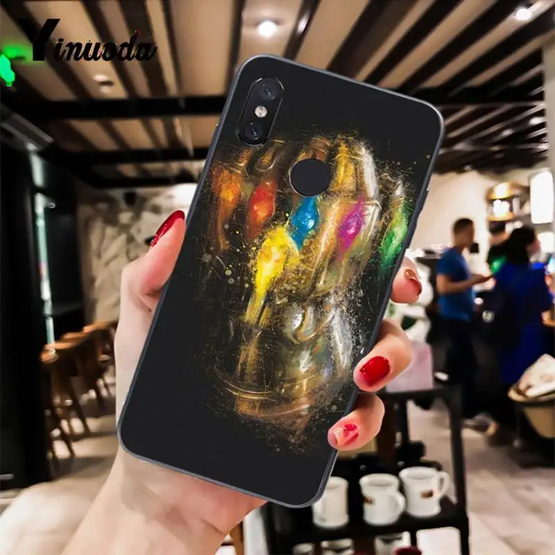 Цветной Мягкий силиконовый чехол для телефона Yinuoda Marvel avengers endgame Xiaomi Mi 6 Mix2 Mix2S Note3 8