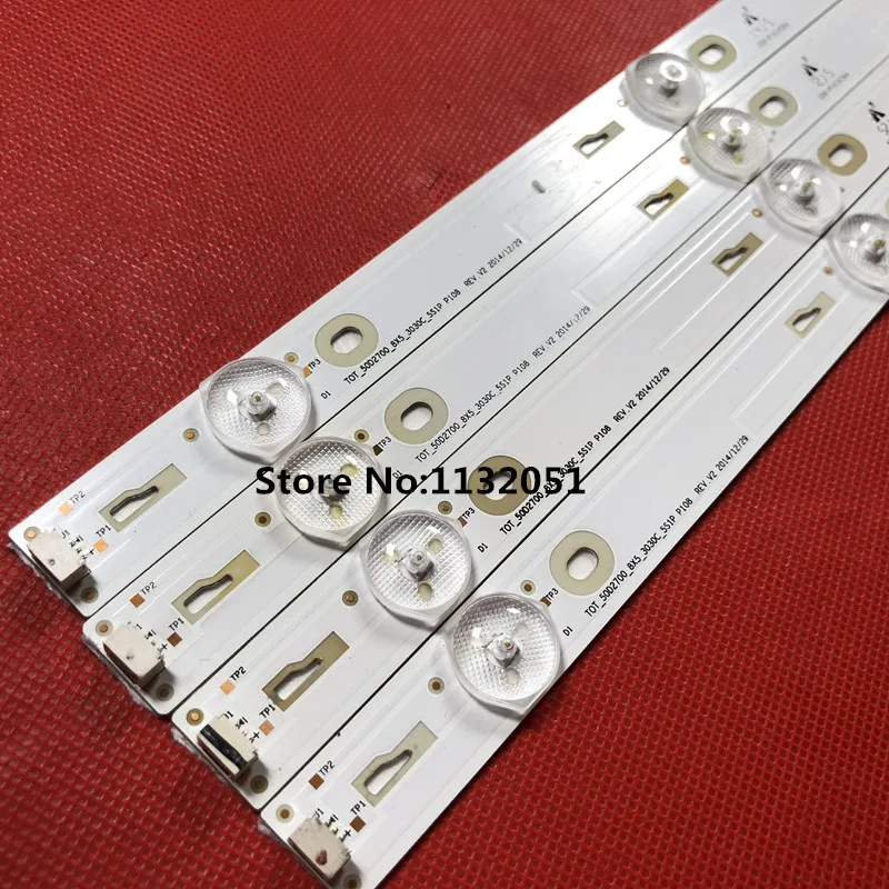 Светодиодная подсветка для T C L L50F3800A 50D2700 4C LB500T YH2 50FA3213 55L510U18 LVF500AU0T E4 TOT 8X5 3030C