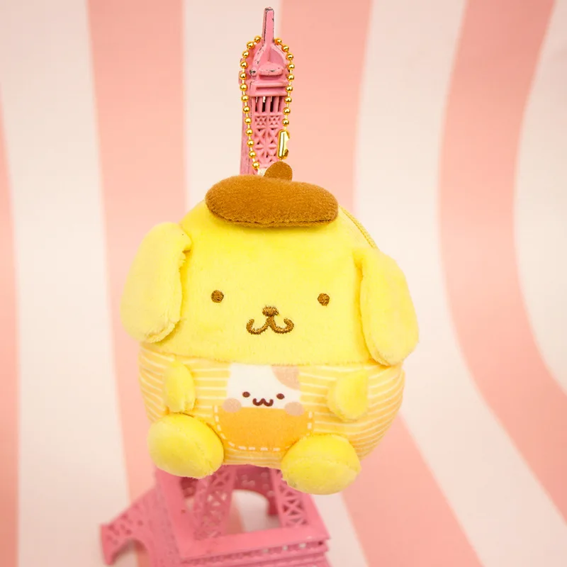 Милые плюшевые кошельки в стиле аниме kawaii melody, мягкие плюшевые кошельки в виде собаки Cinnamoroll, сумка, кукольная игрушка, подвеска для детей, подарки для девочек - Цвет: Зеленый