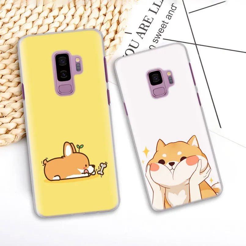 Чехол для телефона с изображением собаки корги Шиба ину s для samsung Galaxy S10e S10 Plus S8 S9 Plus S6 S7 Edge A40 A50 A70 M20 чехол