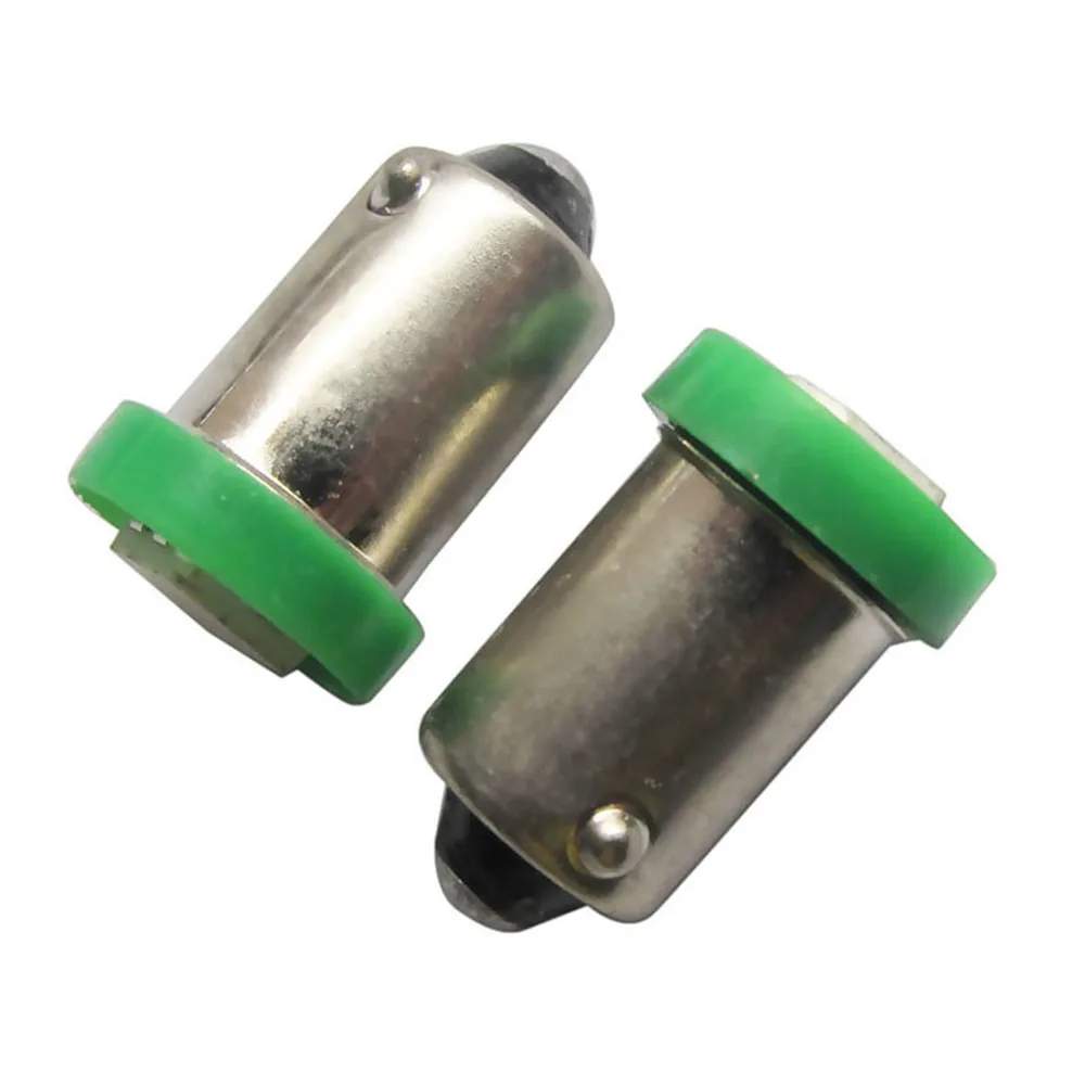 100 шт. супер белый 44 Bayonet LED 6 3 V Ba9s лампы для пинбола не призрак красный желтый