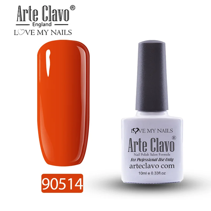 90514 Arte Clavo 79 цветов гель лак для ногтей основа и верхнее покрытие необходимо замачивать УФ Гель-лак для ногтей Дизайн гель лак - Цвет: 90514