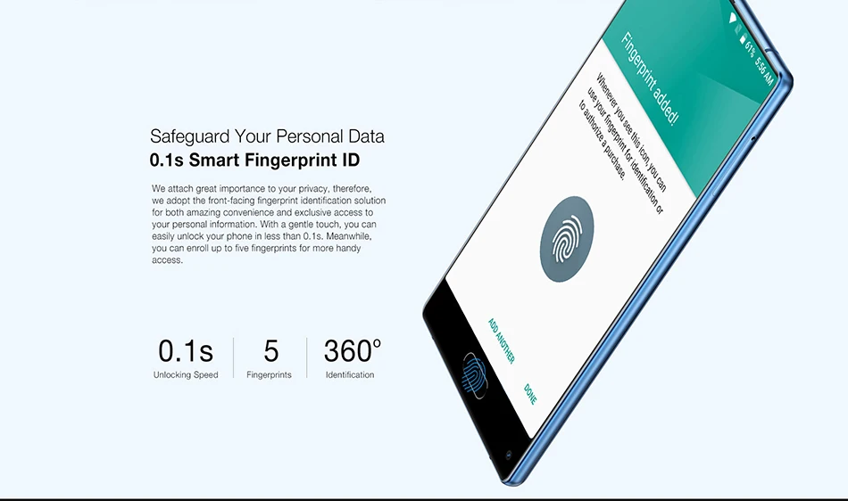 Ulefone MIX S смартфон с 5 5-дюймовым дисплеем четырёхъядерным процессором ОЗУ 2 Гб ПЗУ 16