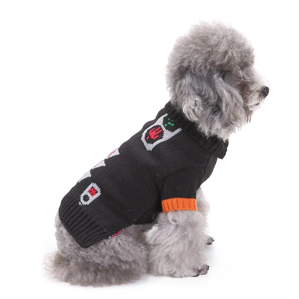 2018 TOP CUTE Autumn Winter Fashion Comfortable Pet Clothes Festival Dress Sweater Knitwear 0425 |