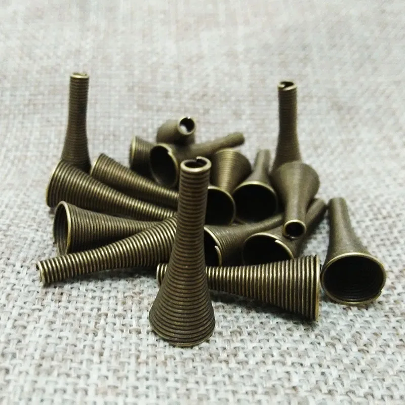 Stenya Подвески с кисточками серьги фурнитура Обжимные бусины ожерелье кожаный