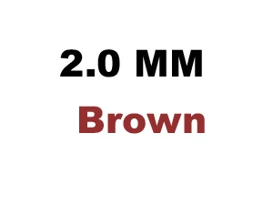 2MM BROWN 100 х термоусадочная трубка для рыбалка на Карпов-термоусадочная трубка для рыбалки-коричневый/темно-зеленый карп рыболовные принадлежности - Цвет: 2MM BROWN