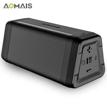 AOMAIS C15 Портативный Bluetooth Динамик стерео звук Саундбар колонки для