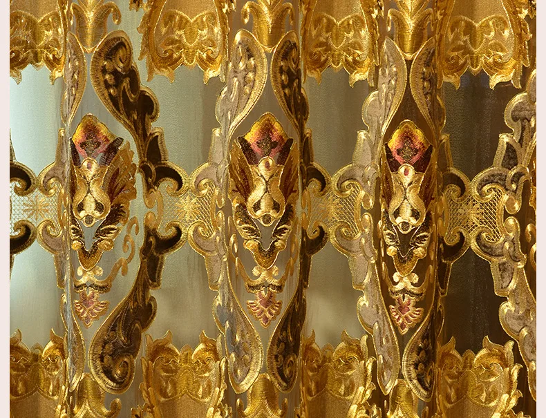Европейские шторы для гостиной, шенилловая вышивка, Европейская вилла, высококачественные роскошные шторы для спальни