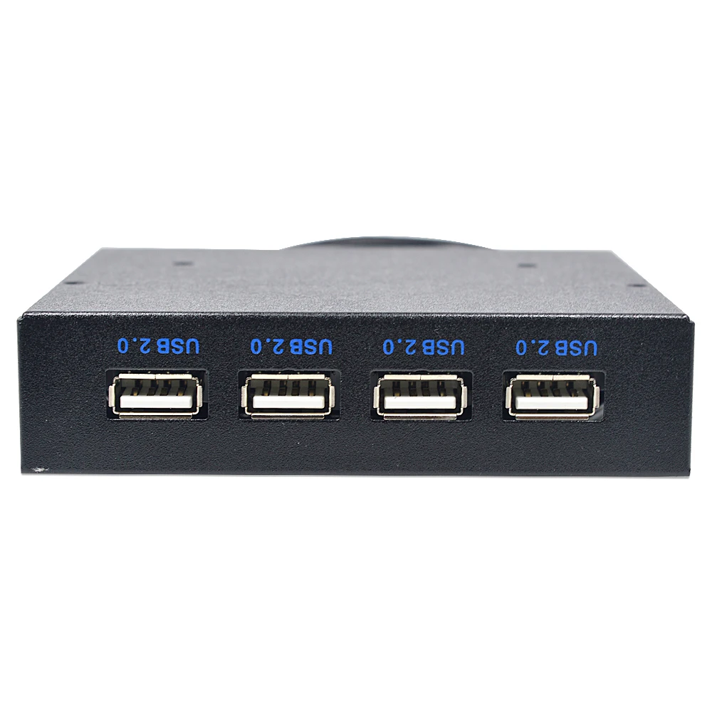CHIPAL 4 порта USB 2,0 концентратор адаптер USB2.0 PC Передняя панель расширения кронштейн с 10Pin кабель для рабочего стола 3," дискеты