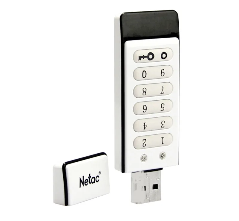 Оригинальная клавиатура Netac U618, зашифрованная, USB флеш-накопитель, 16 ГБ, 32 ГБ, USB 2,0, аппаратное шифрование, 64 ГБ, флешка, память, USB флешка