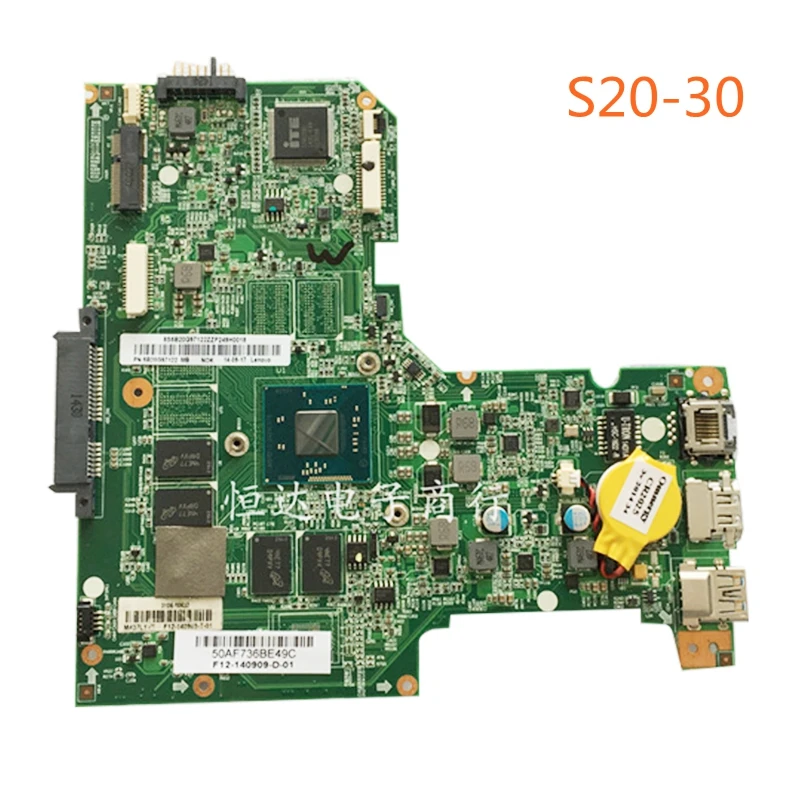 Для lenovo S20 30 материнская плата BM5406 N2830 4 ГБ 100% полностью протестировано