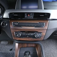 pine wood grain for bmw x1 f48 2016 2018 for bmw x2 f47 2018 abs plastic center ac outlet vent cover trim car accessories