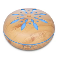 electric aroma diffuser wood grain 7 color changing led light essential oil air humidifier ultrasonic aromatherapy mist maker