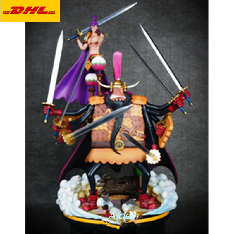 

22" ONE PIECE Statue Three Sweet Commanders Bust Puppet Full-Length Portrait Charlotte Cracker GK Action Figure Toy 57CM B1548