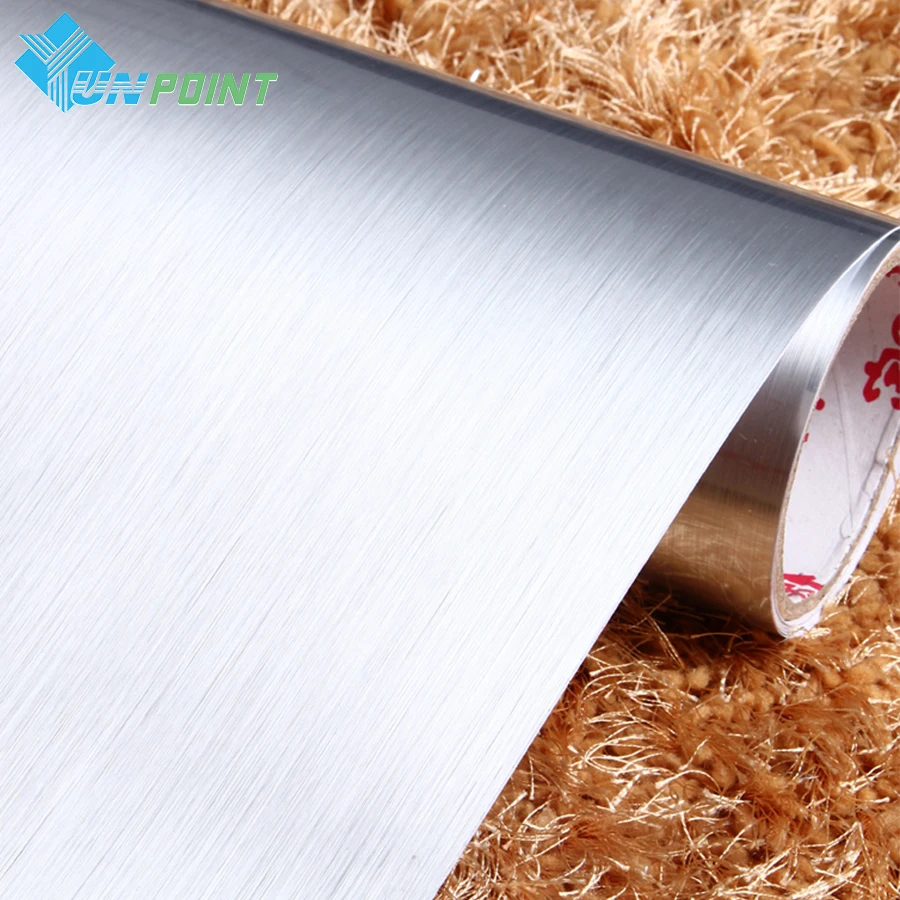 Самоклеящиеся обои с эффектом потертости серебристые зеркальные