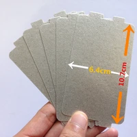 5pcs thicker spare parts for microwave ovens mica microwave 10 76 4cm mica sheets for midea magnetron cap microwave oven plates