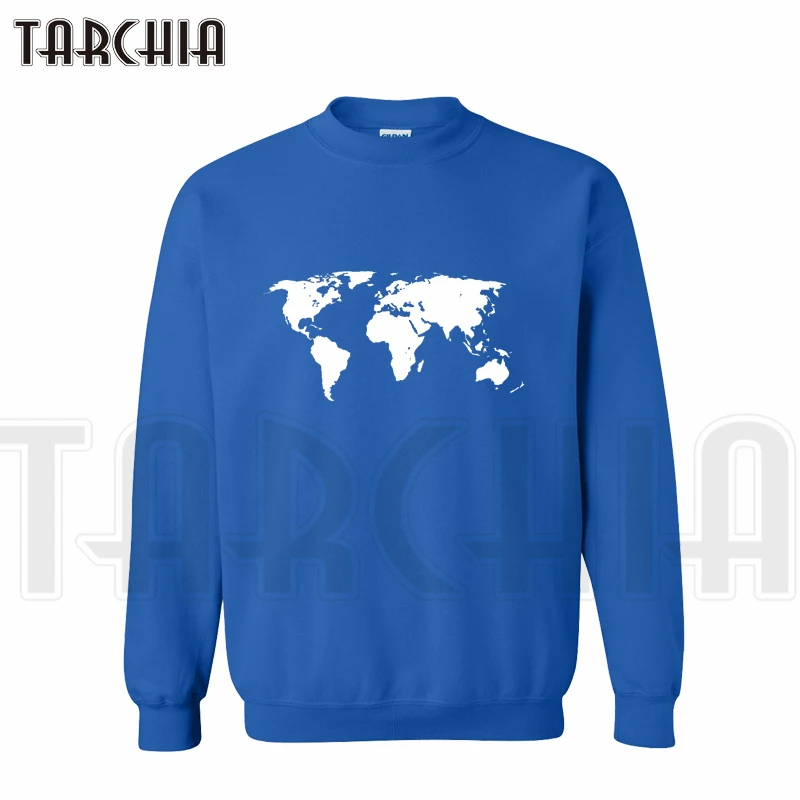 

TARCHIA New Brand Free Shipping Big Sale Sweatshirt World Map Print On Man Hoodies Casual Homme Boy Women Can Wear Limit