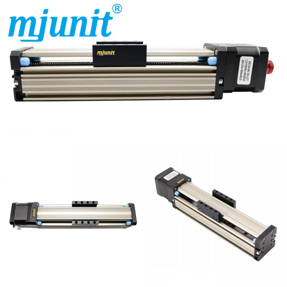 

Mjunit Precision screw linear guide slide table electric CNC module worktable 42 motor post 50mm stroke